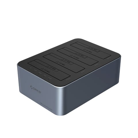 ⁨Stacja dokująca 6646C3-C z klonowaniem offline na 4 dyski 2.5'' / 3.5'' SATA HDD / SSD - szara⁩ w sklepie Wasserman.eu