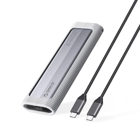 Kieszeń obudowa na dysk AXM2F M.2 SATA SSD USB-C - szara w sklepie Wasserman.eu