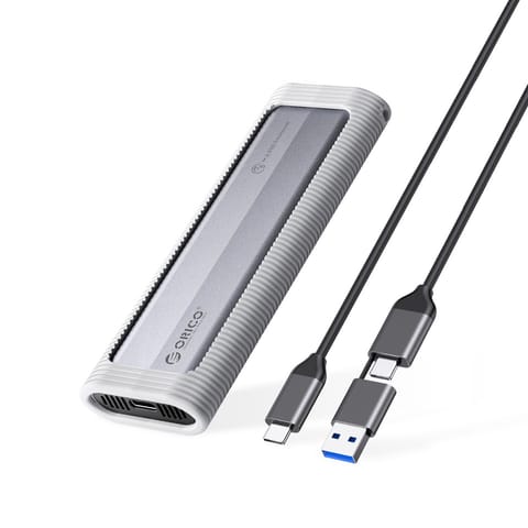 Kieszeń obudowa na dysk AXM2F-V1 M.2 NGFF USB-C 5Gb/s - szara w sklepie Wasserman.eu
