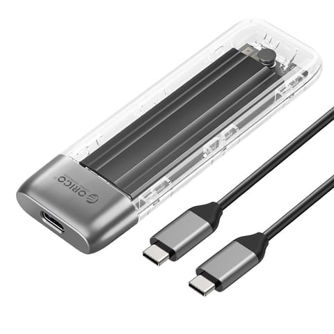 Kieszeń obudowa na dysk TXM2-C3 M.2 NVME USB-C 10Gb/s - szara w sklepie Wasserman.eu
