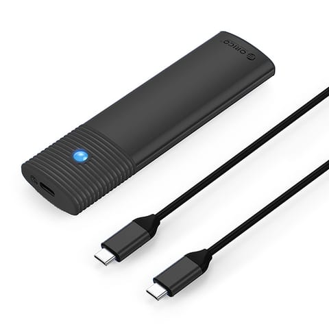 Kieszeń obudowa na dysk PWM2 M.2 NGFF SATA USB-C 5Gb/s - czarna w sklepie Wasserman.eu