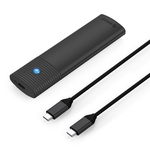 ⁨Kieszeń obudowa na dysk PWM2-G2 M.2 NVME USB-C 10Gb/s - czarna⁩ w sklepie Wasserman.eu