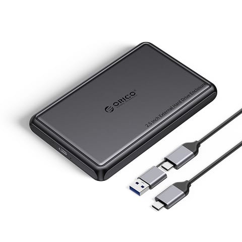 ⁨Kieszeń obudowa na dysk DDL25-C3 2.5'' HDD / SSD USB-C 5Gb/s - czarna⁩ w sklepie Wasserman.eu