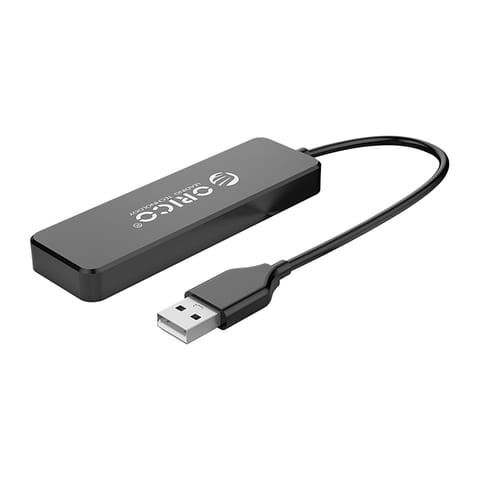 ⁨Hub FL01 stacja dokująca rozdzielacz USB-A na 4x USB-A - czarny⁩ w sklepie Wasserman.eu