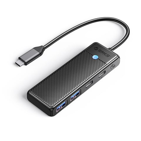 ⁨Hub PAPW2AC-C3 rozdzielacz USB-C na USB-A USB-C - czarny⁩ w sklepie Wasserman.eu