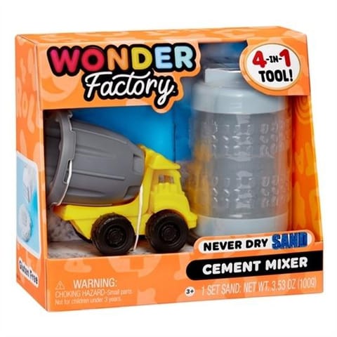 ⁨Plastic mass Factory Never Dry Sand Trucks, Cement Mixer⁩ at Wasserman.eu