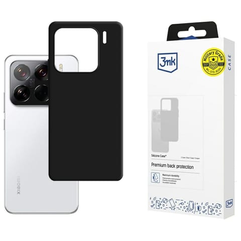 ⁨Etui 3MK Silicone Case do Xiaomi 15      czarny⁩ w sklepie Wasserman.eu