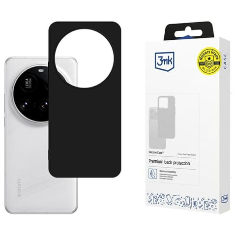 ⁨Etui 3MK Silicone Case do Xiaomi 15      Ultra czarny⁩ w sklepie Wasserman.eu