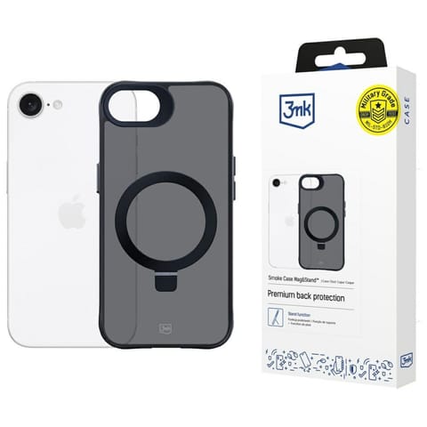 Etui 3MK Smoke Case Mag&Stand do Apple iPhone 16e w sklepie Wasserman.eu