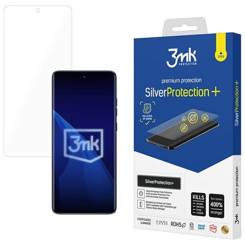 ⁨Folia antymikrobowa 3MK SilverProtect+   montowana na mokro do Motorola Edge 60 Fusion⁩ w sklepie Wasserman.eu