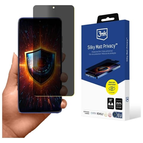 ⁨Folia prywatyzująca 3MK Silky Matt       Privacy do Motorola Edge 60 Stylus⁩ w sklepie Wasserman.eu