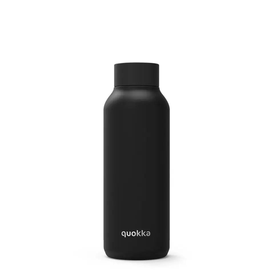 ⁨Quokka Solid - Butelka termiczna ze stali nierdzewnej 510 ml (Jet Black)⁩ w sklepie Wasserman.eu