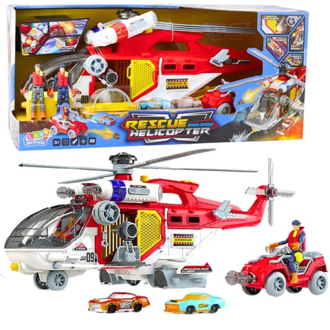 ⁨Helikopter Ratunkowy Wielofunkcyjny Akcesoria Zestaw Światła Dźwięki⁩ w sklepie Wasserman.eu