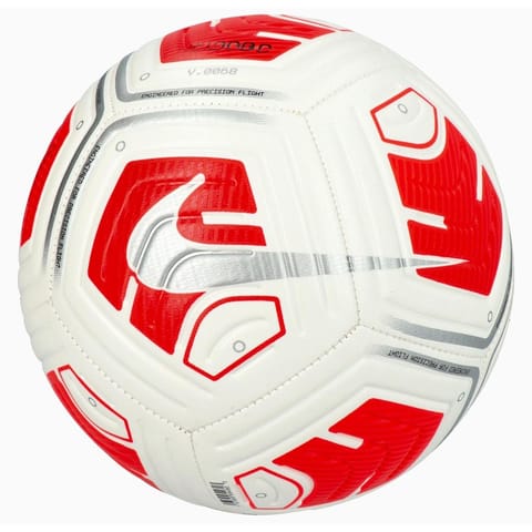 ⁨Piłka nożna Nike Strike Team - FA24 FZ7557 (kolor Biały. Czerwony, rozmiar 5)⁩ w sklepie Wasserman.eu