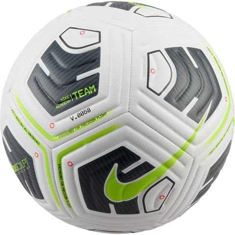 ⁨Piłka Nike Academy Plus FZ7540 (kolor Biały. Zielony, rozmiar 5)⁩ w sklepie Wasserman.eu