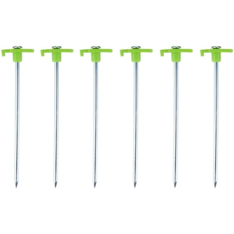 ⁨ŚLEDZIE DO NAMIOTU 19CM KPL. 6SZT METAL PLASTIK CAMP ACTIVE⁩ w sklepie Wasserman.eu