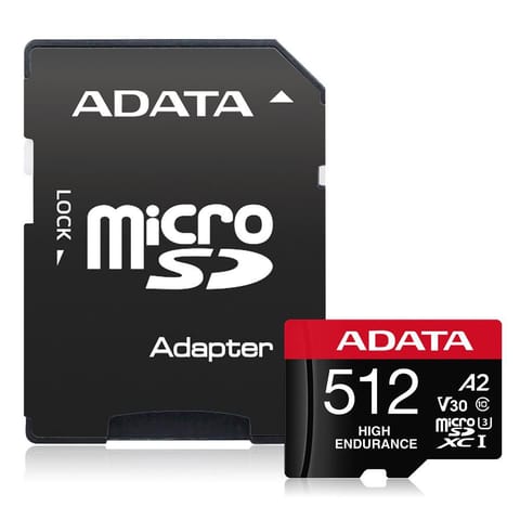 ⁨mSD HighEnd 512GB UHS1 U3 V30 A2 100/85MB/s+Ad⁩ at Wasserman.eu