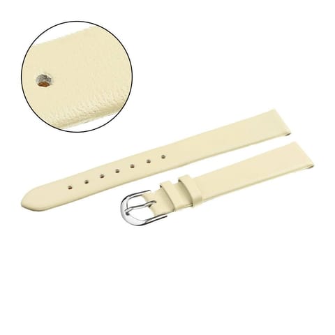 ⁨Pasek skórzany do zegarka W36L - beżowy - 18mm⁩ w sklepie Wasserman.eu