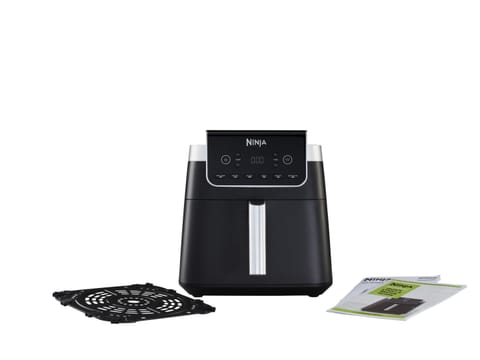 ⁨Ninja AF180EU fryer Single 6.2 L 2000 W Hot air fryer Black⁩ at Wasserman.eu