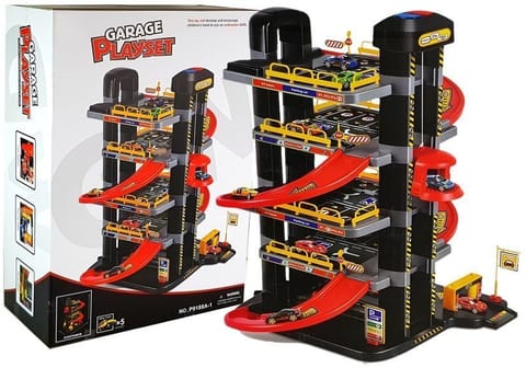 Track Parking Garage 5 Level Battery Operated Lights Elevator at Wasserman.eu
