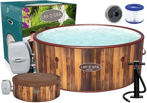 ⁨Dmuchane Spa z Masażem i Podgrzewaczem 7osobowe 180 x 66 cm  Bestway 60025⁩ w sklepie Wasserman.eu