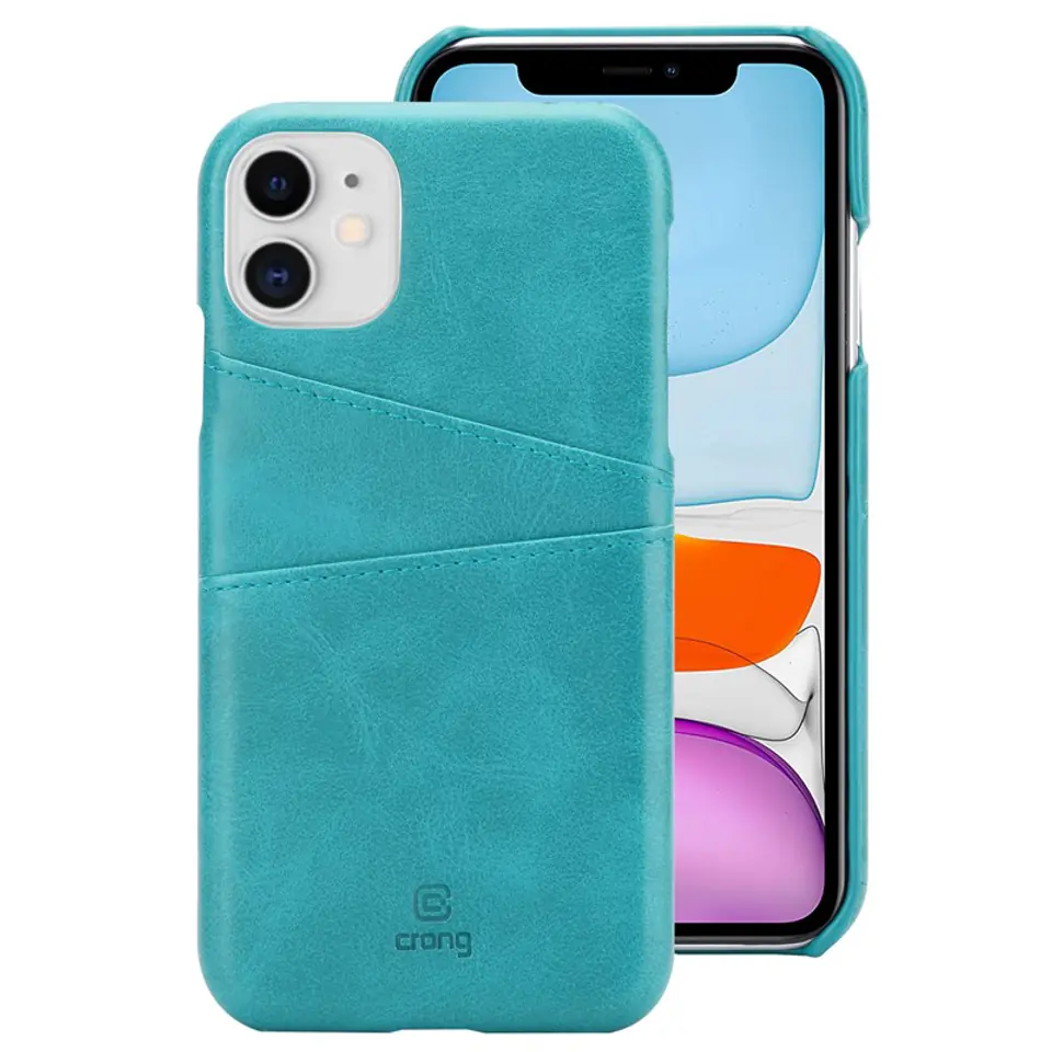 ⁨Crong Neat Cover - iPhone 11 Pro Case with Pockets (Green)⁩ at Wasserman.eu
