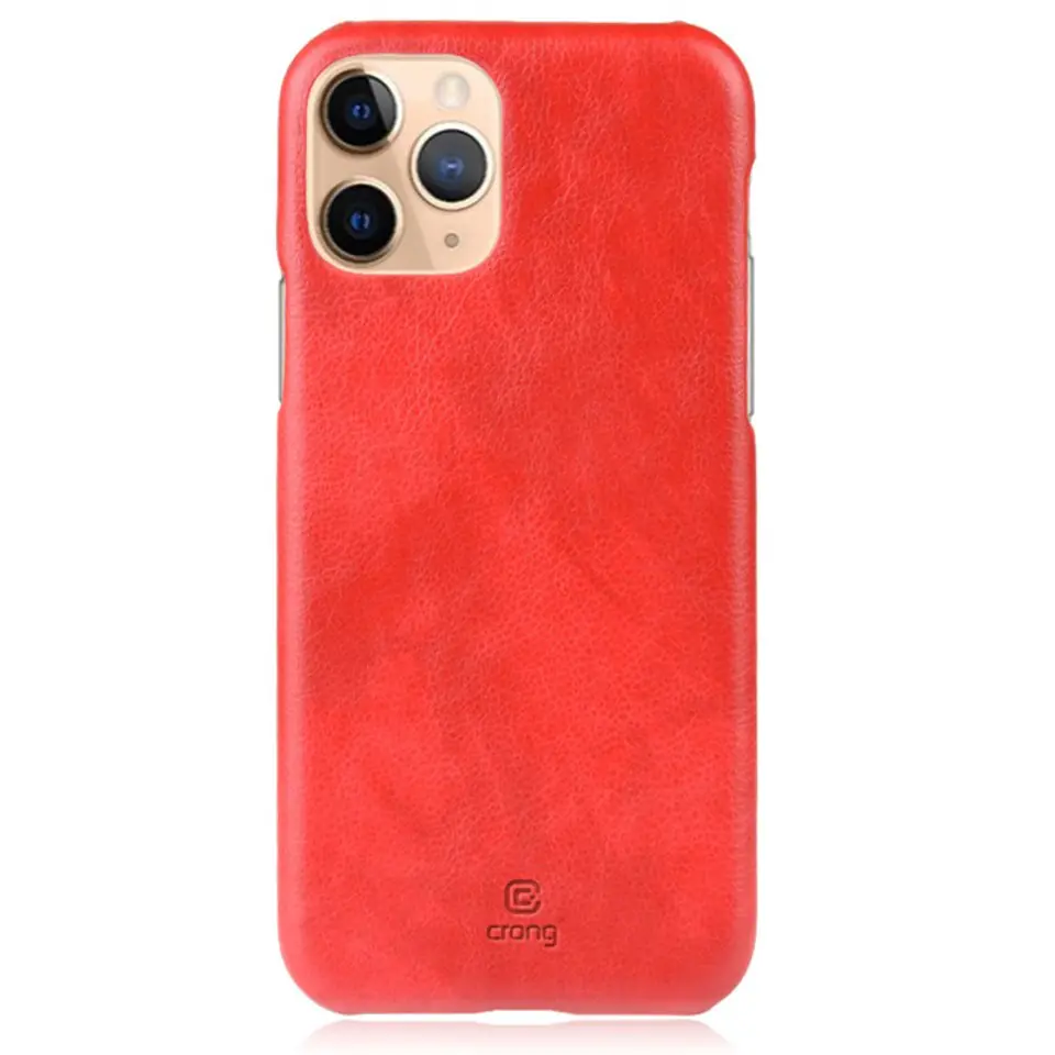 ⁨Crong Essential Cover - Etui iPhone 11 Pro Max (czerwony)⁩ w sklepie Wasserman.eu