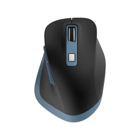 ⁨OMEGA MOUSE WIRELESS RECHARGEABLE USB-C BLACK BLUE [46046]⁩ at Wasserman.eu