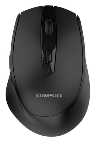 ⁨OMEGA MOUSE WIRELESS RECHARGEABLE TYPE C BLACK [46038]⁩ at Wasserman.eu