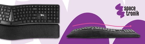⁨Profilowana klawiatura ergonomiczna EZZY 01K⁩ w sklepie Wasserman.eu