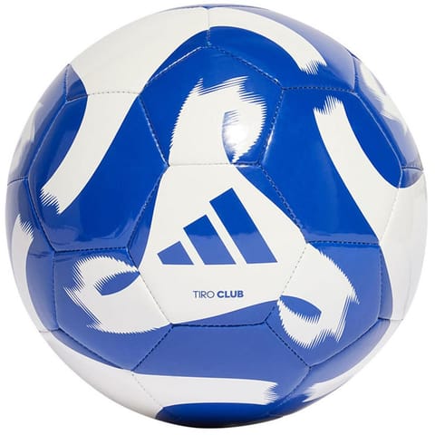 ⁨Piłka nożna adidas Tiro Club (kolor Biały. Niebieski, rozmiar 3)⁩ w sklepie Wasserman.eu