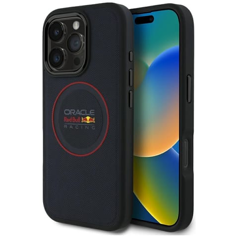 Red Bull RBHMP16X24PUILVR iPhone 16 Pro Max 6.9" hardcase granatowy/navy Leather Red Ring MagSafe w sklepie Wasserman.eu