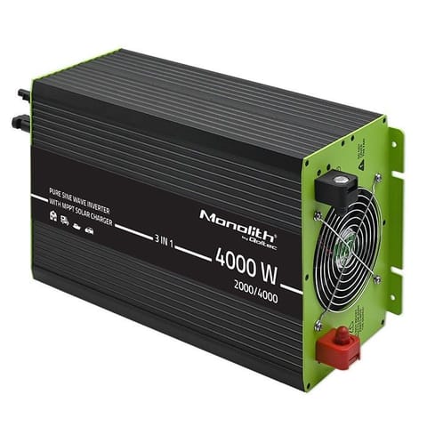 ⁨Przetwornica solarna 3w1 z funkcją ładowania AC | MPPT | UPS |   ATS | 2000W | 4000W | 12V n 230V | Czysty Sinus⁩ w sklepie Wasserman.eu