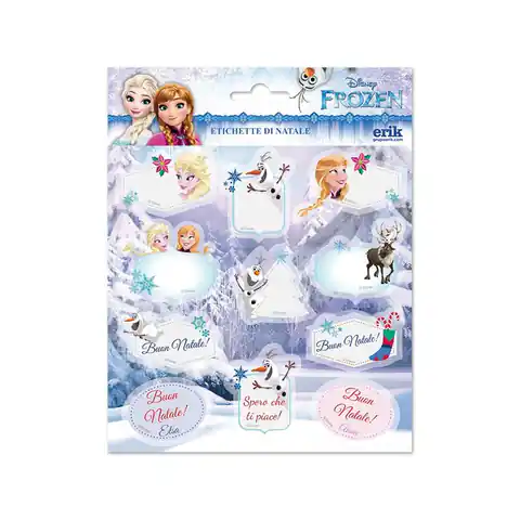 ⁨Disney Frozen 2 Christmas Labels to Personalize Gifts⁩ at Wasserman.eu