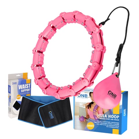 ⁨Hula Hop One Fitness OHA02 pink + BR160 set⁩ at Wasserman.eu
