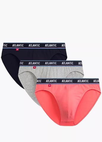 SLIPY ATLANTIC 3MP-200 WL25 (kolor granat- koral- szary melange, rozmiar XXL) w sklepie Wasserman.eu