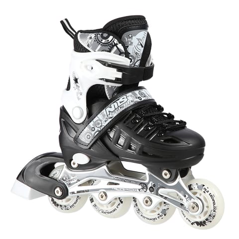 ⁨NH10905 4in1 BLACK SIZE S(31-34) SKATES WITH WYM. NILS EXTREME ICE HOCKEY SKID⁩ at Wasserman.eu