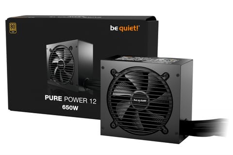 ⁨be quiet Pure Power 12 650W ATX 3.1 80PLUS GOL⁩ at Wasserman.eu