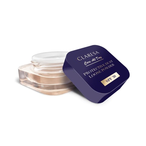 ⁨CLARESA Protective Dust Loose Powder Puder sypki utrwalający z filtrem SPF 30 Universal 5 g⁩ w sklepie Wasserman.eu