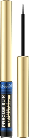 ⁨EVELINE Precise Slim Eyeliner do oczu - 48H Ultra-Wear 2.8 ml⁩ w sklepie Wasserman.eu