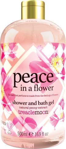 ⁨TREACLEMOON Żel pod prysznic i płyn do kąpieli Peace in a flower 500 ml⁩ w sklepie Wasserman.eu
