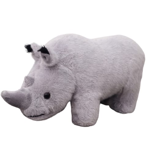 ⁨Maskotka Pluszowa Nosorożec Pluszak Przytulanka Szary 30cm⁩ w sklepie Wasserman.eu