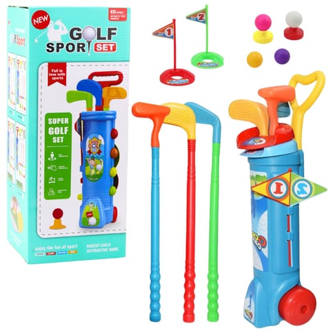 ⁨Zestaw Do Gry W Golfa Wózek Kije Pole Gra Sportowa 20el⁩ w sklepie Wasserman.eu