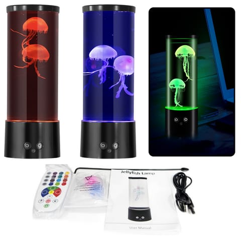 ⁨Lampka Ledowa z Meduzami Ozdobna Na Baterie Kabel USB⁩ w sklepie Wasserman.eu