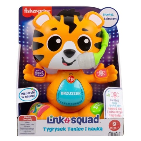 ⁨Zabawka edukacyjna Link Squad Tygrysek taniec i nauka⁩ w sklepie Wasserman.eu