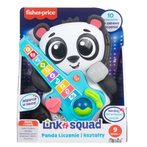⁨Zabawka edukacyjna Link Squad Panda Liczenie i kształty⁩ w sklepie Wasserman.eu