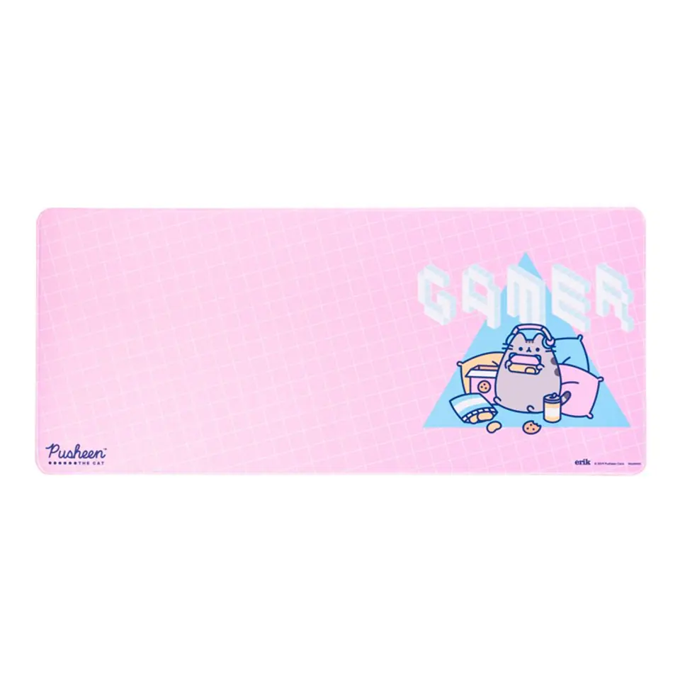 ⁨Pusheen - Mata gamingowa / na biurko XXL (80 x 35 cm)⁩ w sklepie Wasserman.eu