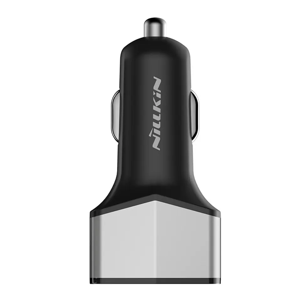 ⁨Nillkin Celerity Car Charger - Ładowarka samochodowa 2x USB + USB-C, 32W (Silver)⁩ w sklepie Wasserman.eu