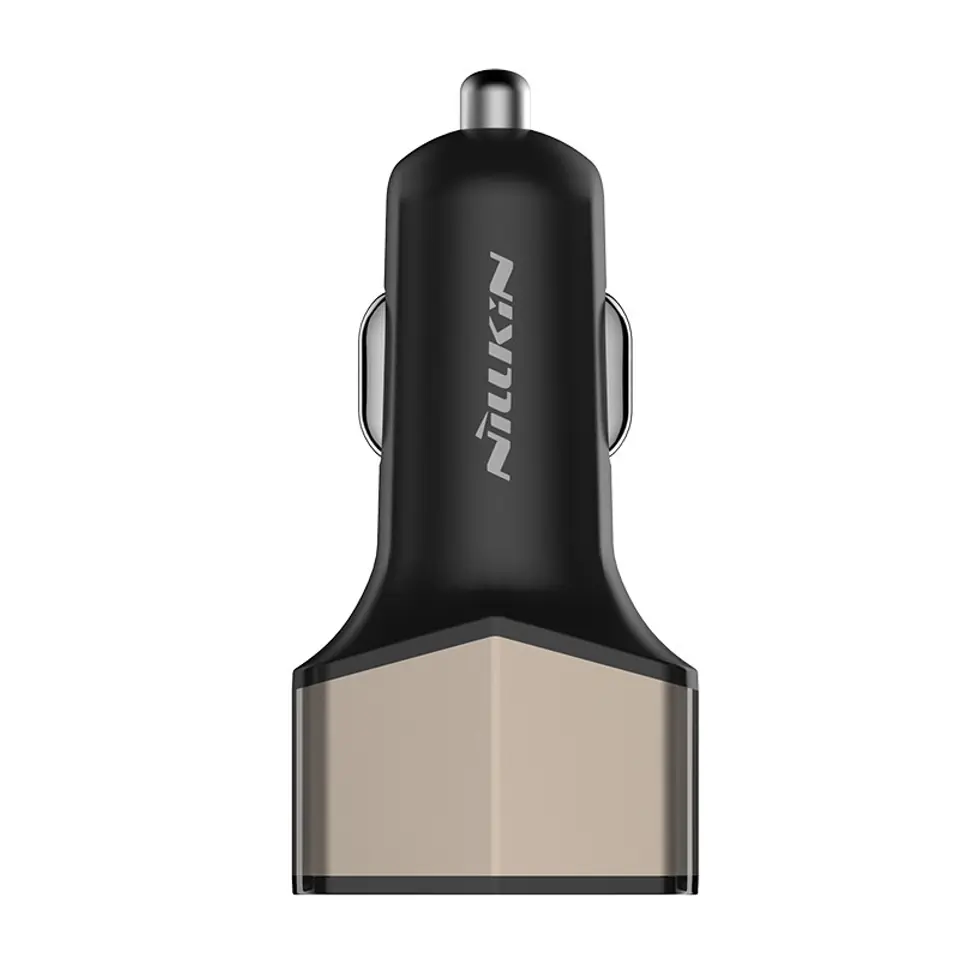 ⁨Nillkin Celerity Car Charger - Ładowarka samochodowa 2x USB + USB-C, 32W (Gold)⁩ w sklepie Wasserman.eu