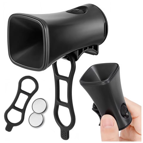 ⁨Dzwonek rowerowy mały elektryczny na rower kierownicę Small Electric Bike Bell Czarny⁩ w sklepie Wasserman.eu